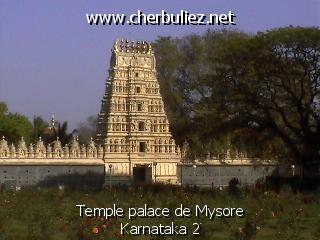 légende: Temple palace de Mysore Karnataka 2
qualityCode=raw
sizeCode=half

Données de l'image originale:
Taille originale: 108648 bytes
Heure de prise de vue: 2002:02:18 13:24:32
Largeur: 640
Hauteur: 480
